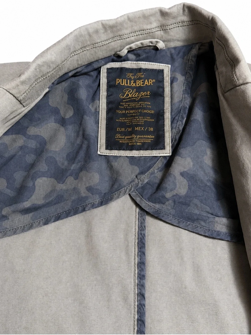 Pull&Bear Men’s Olive Casual Blazer M